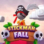 Stickman fällt